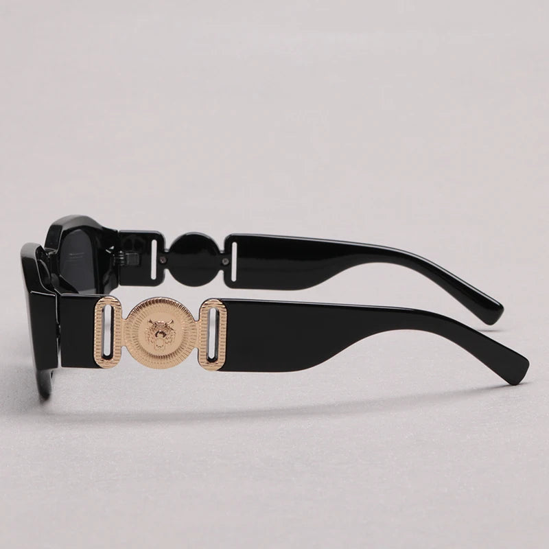 Fashion Brand Luxury Designer Sunglasses Women 2026 Leopard New Vintage Cat Eye Shades Glasses Summer Travel Party Sunglasses