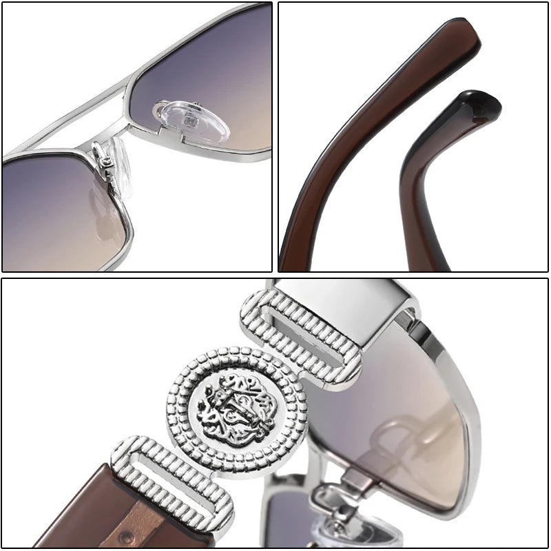 Fashion Brand Luxury Designer 2026 Sunglasses Women Men Leopard Vintage Trendy Top Shades Glasses Travel Party Punk Sunglasses