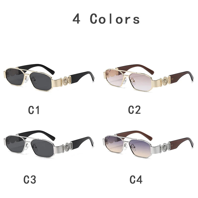 Fashion Brand Luxury Designer 2026 Sunglasses Women Men Leopard Vintage Trendy Top Shades Glasses Travel Party Punk Sunglasses