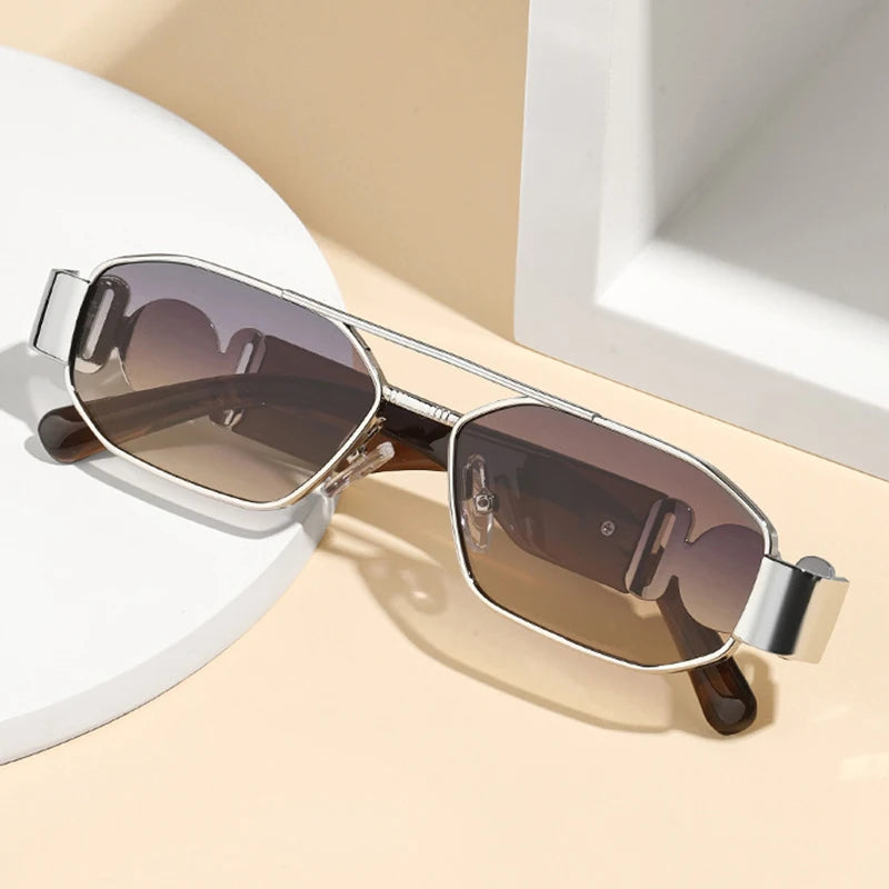 Fashion Brand Luxury Designer 2026 Sunglasses Women Men Leopard Vintage Trendy Top Shades Glasses Travel Party Punk Sunglasses